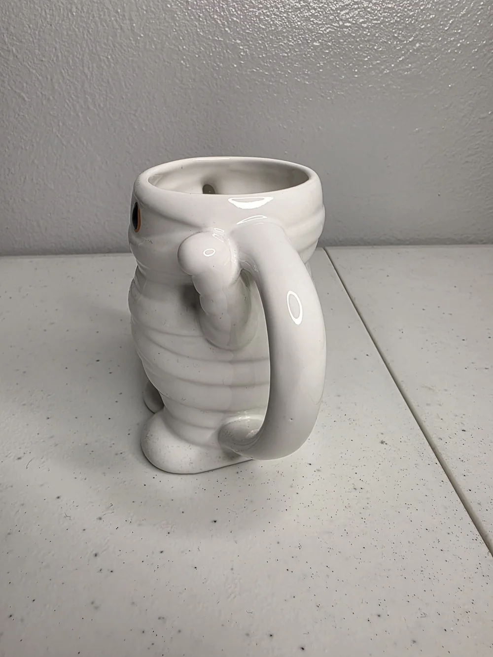 Mummy Ceramic Halloween Mug with Orange Eyes - Target - Hyde And Eek